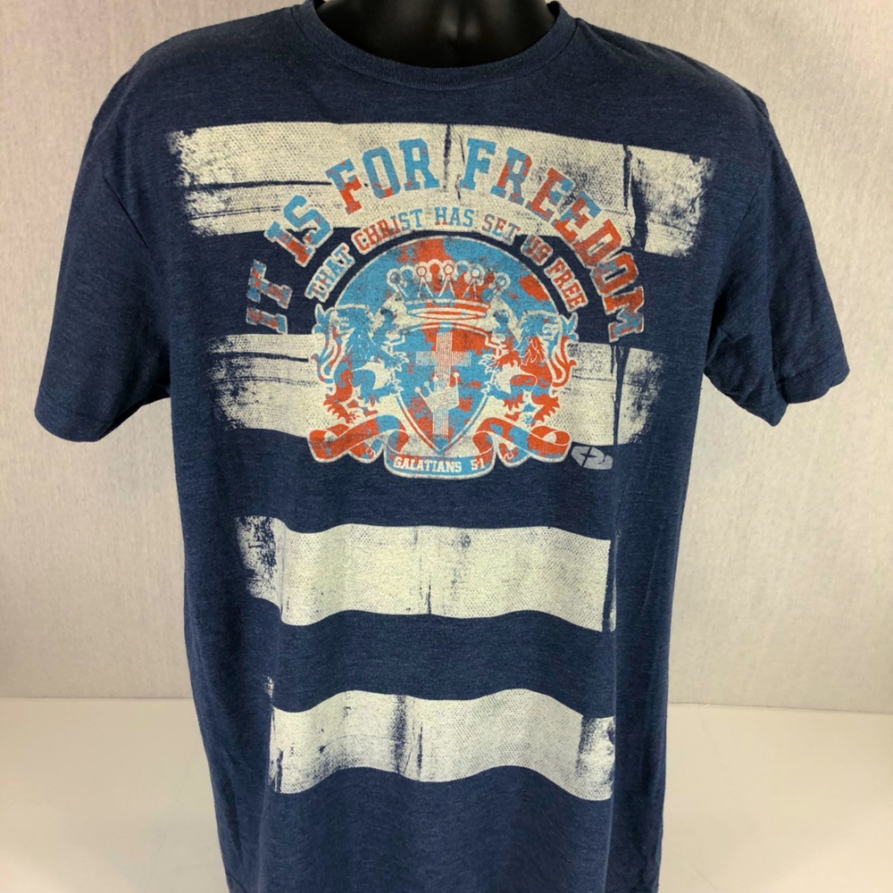 Savvy Christ Freedom Shirt Size Large